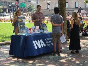 Tabling in Copley Square