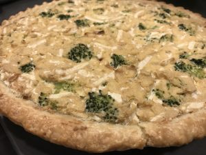 Vegan quiche